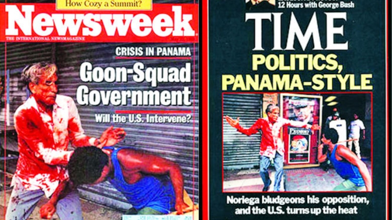 La foto que definió una era en Panamá