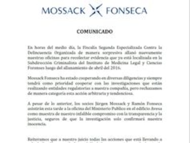 Fiscal ordena aprehensión de Ramón Fonseca Mora y Jürgen Mossack; son llevados a la sede de la DIJ