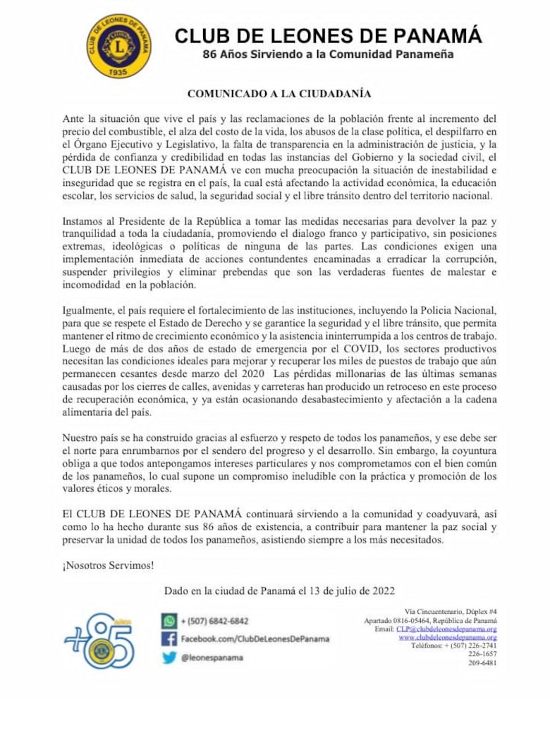 Protestas y cierres continúan en el área metropolitana y el interior del país