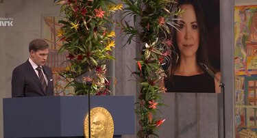 Hija de María Corina Machado recibe el Premio Nobel de la Paz dedicado a todos los venezolanos