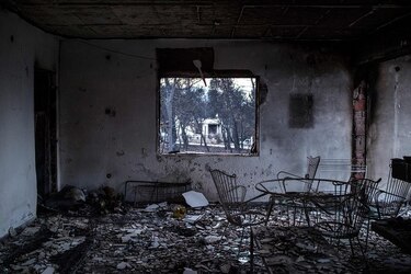 El gobierno griego sospecha que los incendios del lunes tienen un origen criminal