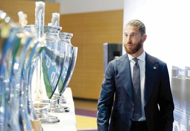 Ramos se despide entre lágrimas
