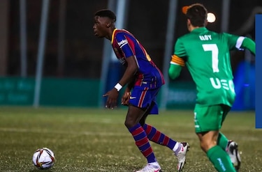 Dembélé lleva al Barcelona a octavos de final de la Copa del Rey