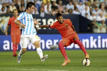 Barcelona solo se puede llevar un punto de La Rosaleda ante un buen Málaga