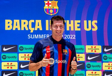 Lewandowski en su presentación con Barcelona: ‘Vi el gran potencial que tiene este equipo’