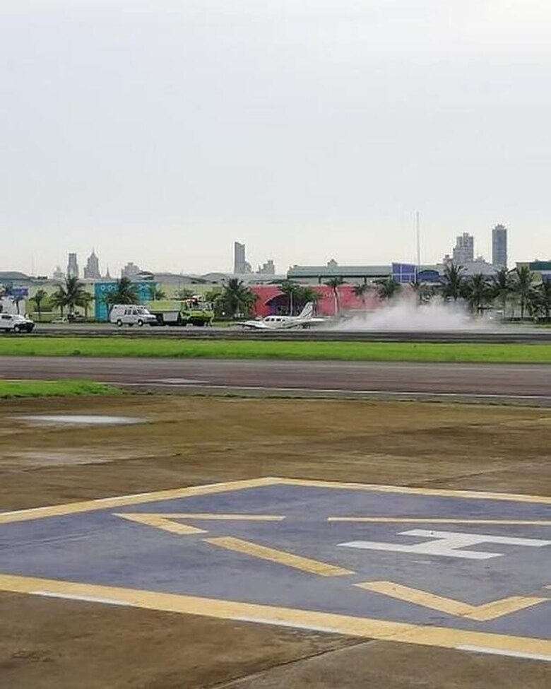 Avioneta sufre percance en aeropuerto de Albrook