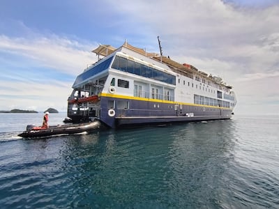 El crucero National Geographic Quest visita el Parque Nacional Coiba con 87 pasajeros