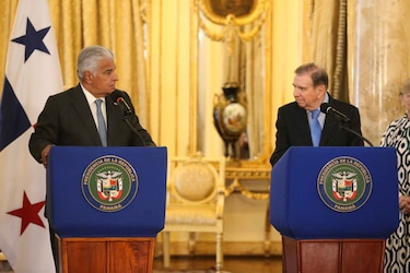 Edmundo González en Panamá: presidente Mulino lo recibe en el Palacio de las Garzas 
