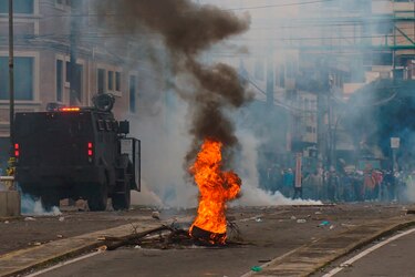 Protestas indígenas en Ecuador: 18 policías ‘desaparecidos’ en ataque en Amazonía