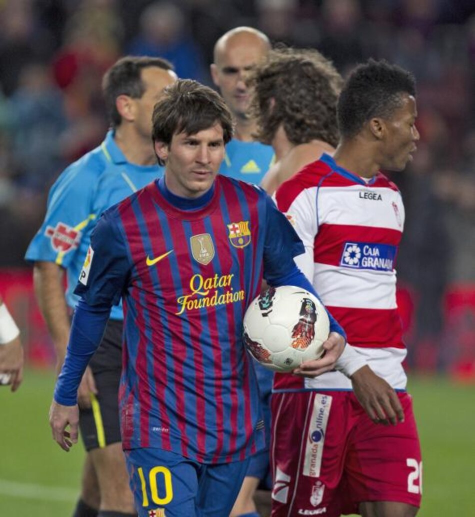 Messi marca la mitad de sus goles como azulgrana al primer toque