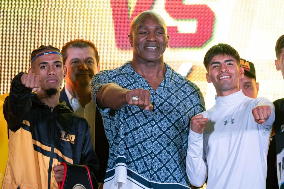 Evander Holyfield y otras leyendas del boxeo visitan Caracas para una noche de exhibición