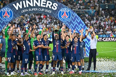 Luis Enrique lleva al PSG a sumar otro título en Europa