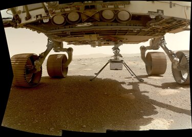 Video: Rover Perseverance capta un torbellino de Marte lleno de polvo