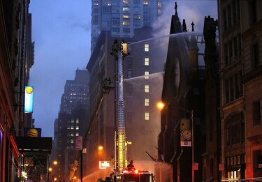Incendio en iglesia histórica de Nueva York