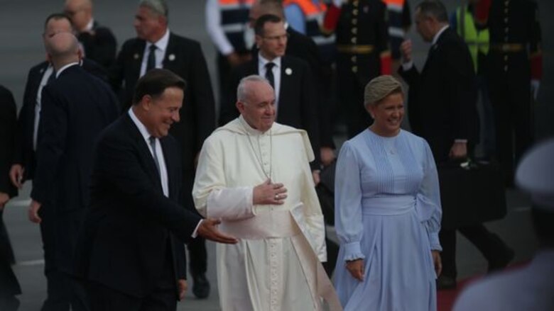 El papa Francisco llega a Panamá, para su gran cita con los jóvenes