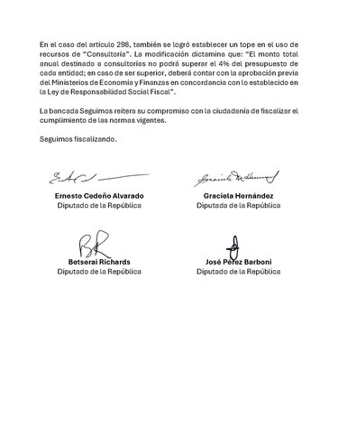 Planilla 172 y consultorías deberán publicarse en línea desde enero de 2026