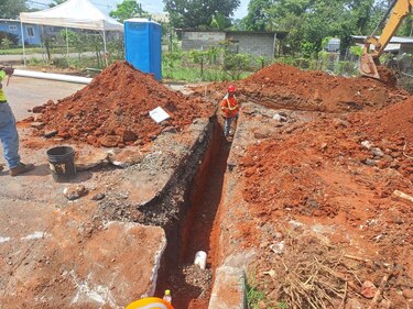 Avanza en 57% proyecto para dotar de agua potable a comunidades de Panamá Norte
