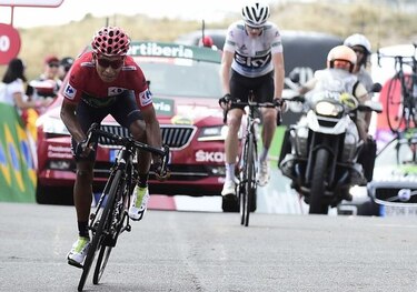 Colombiano Nairo Quintana se enfila a ganar la Vuelta a España