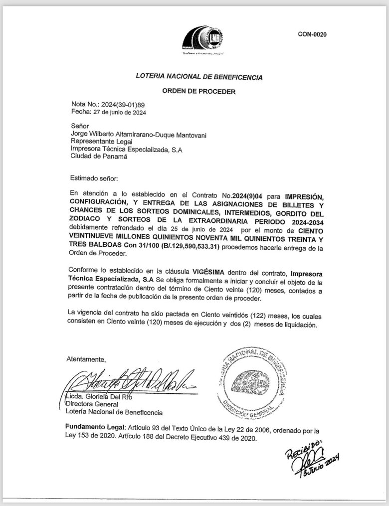 Un vínculo de décadas y contratos millonarios: la Lotería pagará $129.6 millones a la empresa que imprime sus billetes y chances