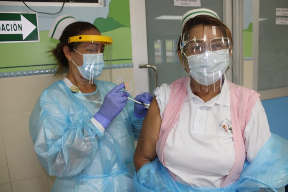 Panamá concluye proceso de vacunación; se logra vacunar a 6,420 personas