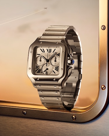 Santos de Cartier Cronógrafo: una pieza que desafía el tiempo con elegancia
