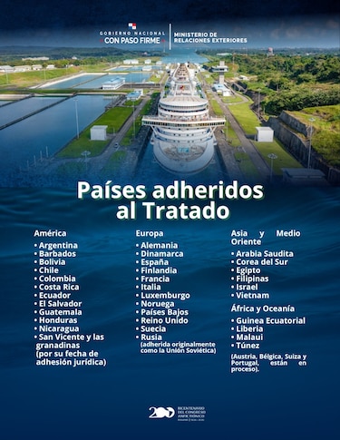 Al menos 40 países se comprometen con la neutralidad del Canal de Panamá