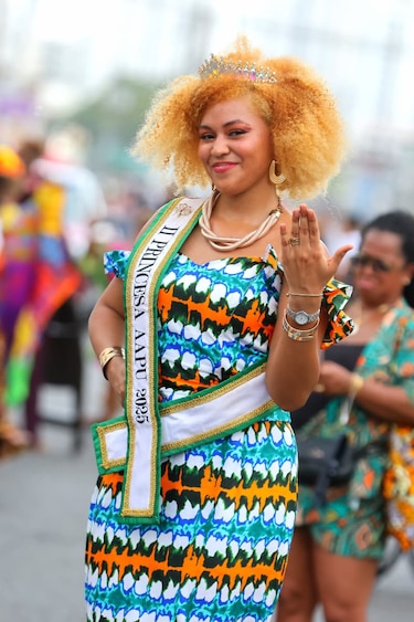 Música, cultura y tradición marcaron el Desfile de la Etnia Negra en Río Abajo