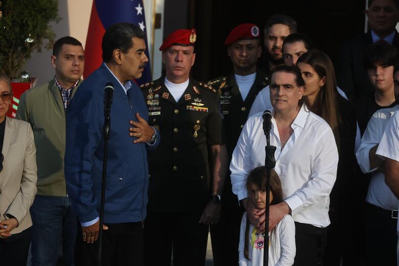 Nicolás Maduro recibe en el palacio presidencial a Alex Saab, tras su liberación en Estados Unidos