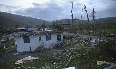 Ayuda estadounidense apenas se ve en la isla de Puerto Rico