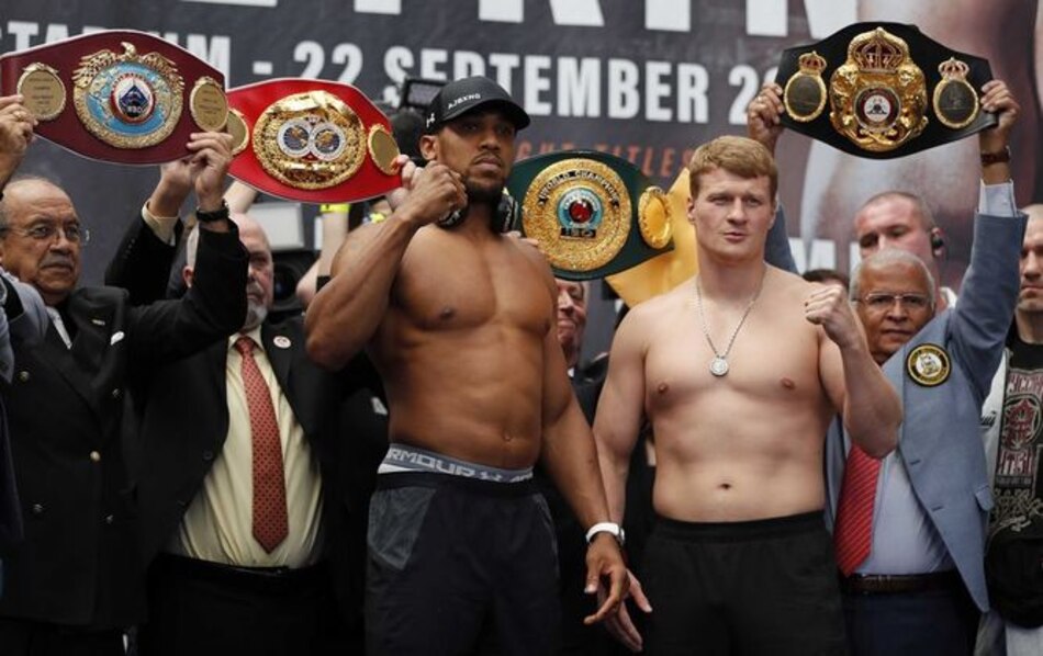 Joshua frente a Povetkin, un último test difícil antes de Wilder