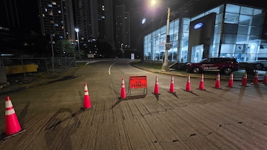 Corredor Sur mantiene cierres y desvíos hasta la madrugada de este lunes