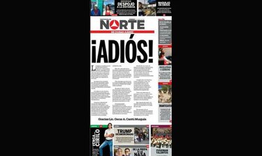 Periódico mexicano decide cerrar tras el asesinato de tres periodistas en un mes