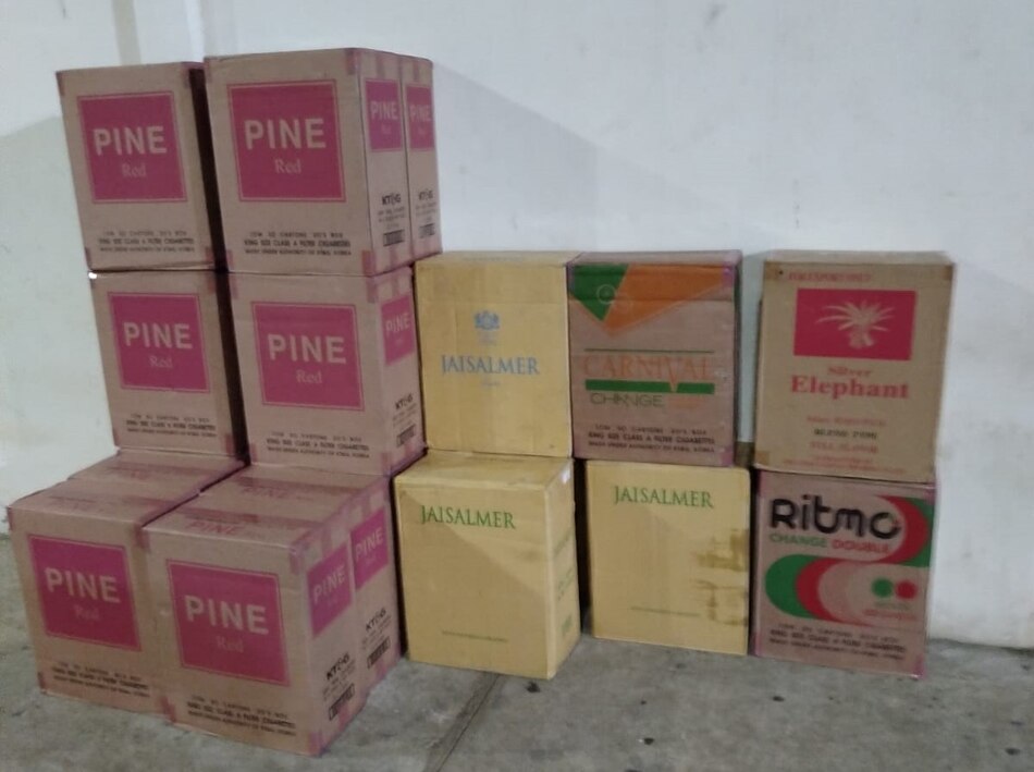 Incautan 20 cajas de cigarrillos de presunto contrabando camuflados entre insumos médicos en Chiriquí