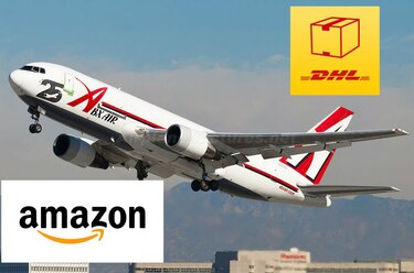 Aerolíneas de carga de Amazon y DHL se van a la huelga
