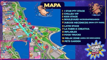 Carnaval en la capital: la Cinta Costera estará cerrada desde el mediodía del viernes; mira en qué tramo