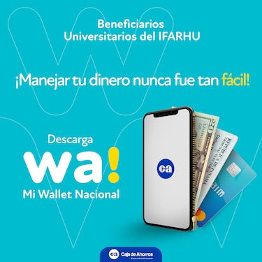 Wa! Mi Wallet Nacional, en su primera fase beneficiará a más de 30 mil estudiantes con el pago de su beca