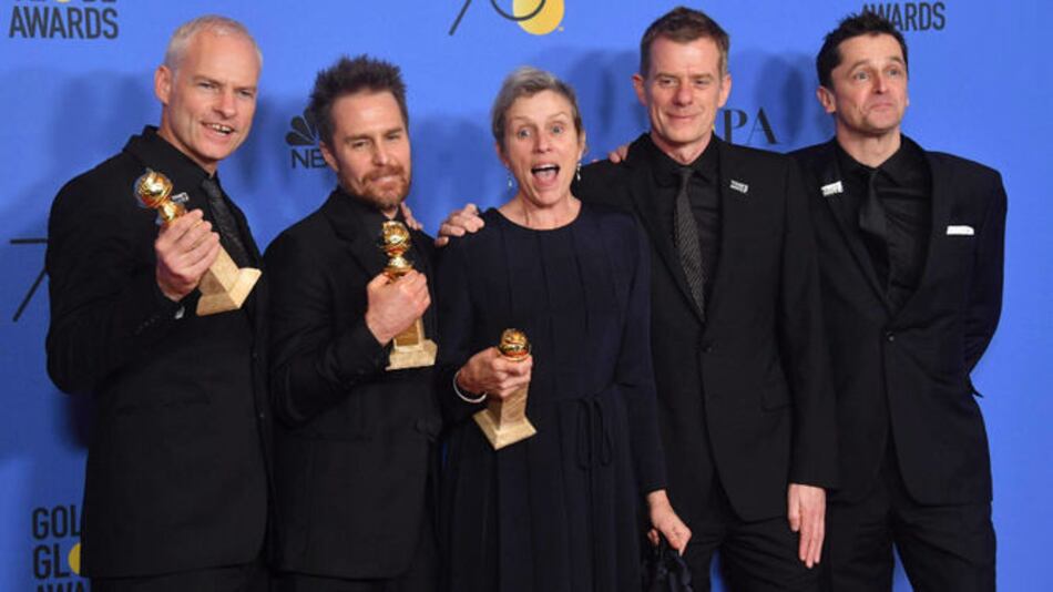 'Three Billboards Outside Ebbing, Missouri' triunfa en Globos de Oro