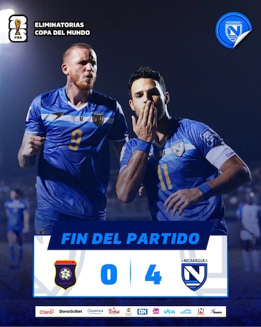 Nicaragua golea a Belice en la segunda jornada de las eliminatorias mundialistas