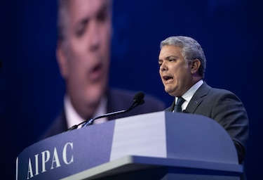 Presidente de Colombia denuncia en Estados Unidos apoyo de Maduro a Hezbolá