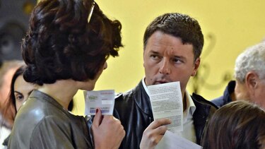 Matteo Renzi, elegido al frente del Partido Demócrata en Italia