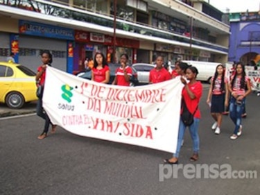 En Colón efectúan caminata para respaldar prevención del sida
