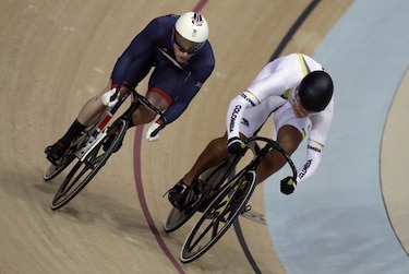 Colombiano Puerta se clasifica a la final del 'keirin'