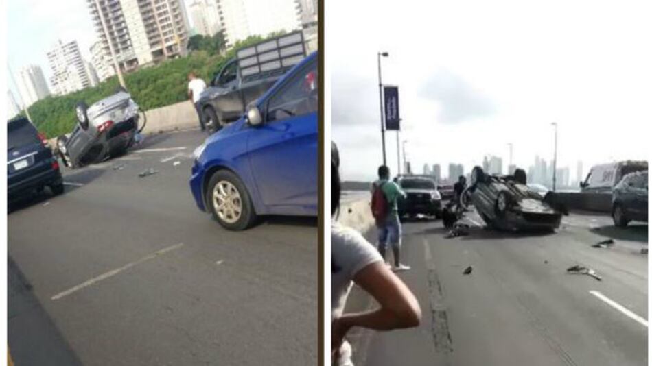 Luego de colisión, retiran vehículos del tramo marino del corredor Sur