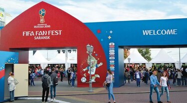 El Fan Fest de Saransk abrió sus puertas
