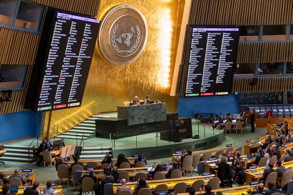 Estados Unidos sufre una derrota en la ONU al no lograr imponer su resolución sobre Ucrania