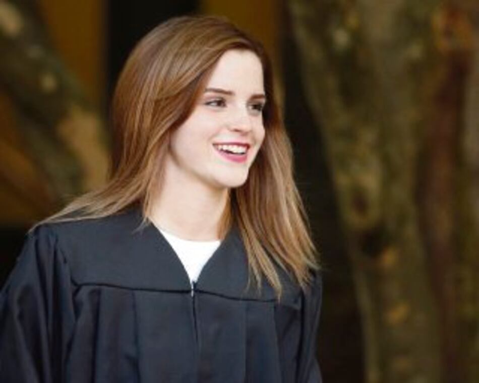 Emma Watson se graduó de la universidad