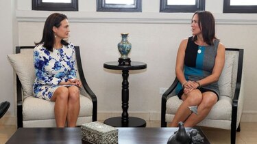 Vicepresidenta sostiene encuentro con representante de Venezuela designada por Guaidó