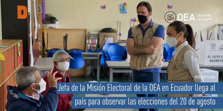Isabel de Saint Malo llegó a Ecuador como jefa de la misión de observación electoral de la OEA