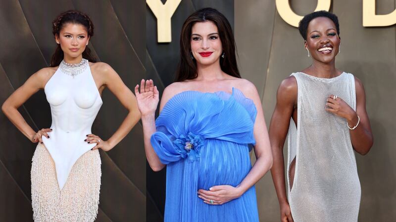 Los ‘looks’ de Zendaya, Anne Hathaway y Lupita Nyong’o para la alfombra roja de La Odisea
