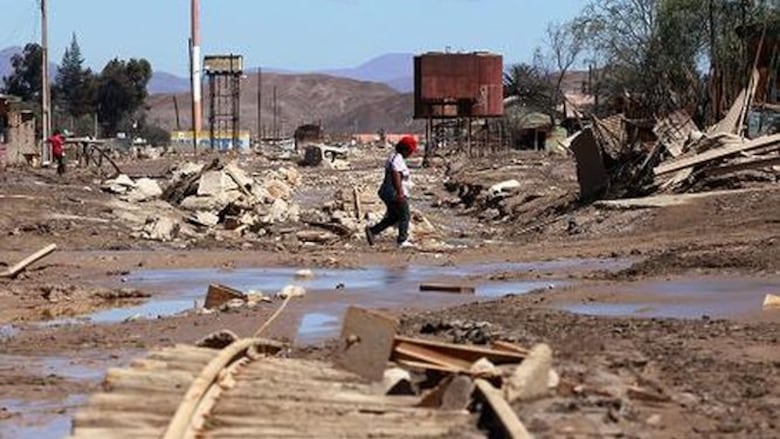 Temporal en el norte de Chile ha dejado unos 11 mil damnificados